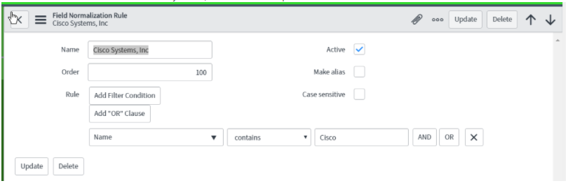 ServiceNow Normalization