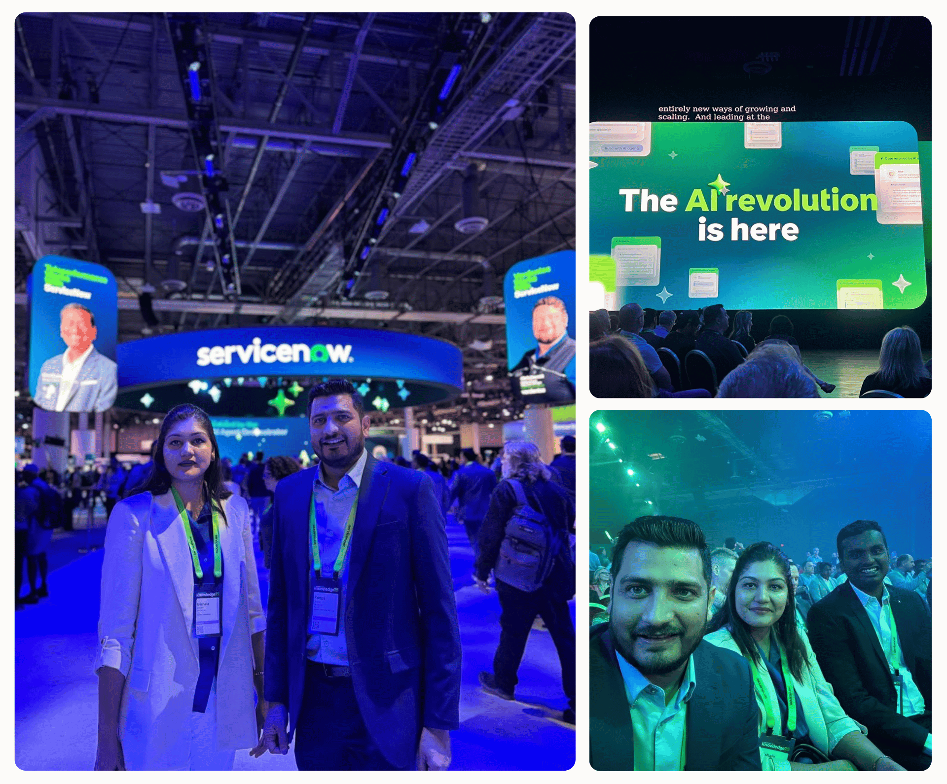 ServiceNow Knowledge 25 Collage Photos